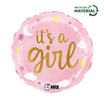 It's A Girl Stjerner & Skyer Folieballon