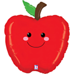 Æble Folieballon Rød