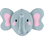 Elefant Hoved Folieballon