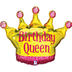 Birthday Queen Krone Folieballon