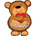 Big Hug Bamse Folieballon