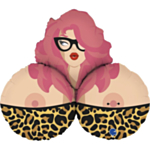 Mrs. Boobies Folieballon