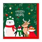 Santa's Friends Servietter