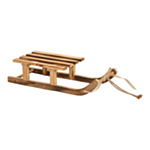 Juleslæde Træ 31 cm