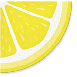 Citronskive Servietter