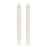 LED Kronelys Hvid
