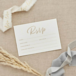 Bryllups RSVP Kort
