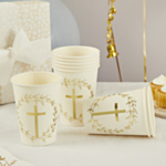 Kors Papkrus Guld