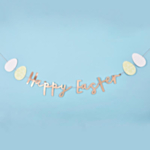 Happy Easter Guirlande Rosaguld