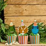 Dinosaur Party Cupcake Wrappers & Kagepinde