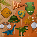 Dinosaur Party Fotorekvisitter
