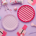 Pamper Party Stribede Tallerkener