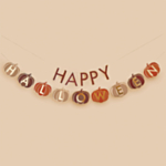 Happy Halloween Græskar Banner