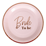 Bride To Be Paptallerkener Lyserød