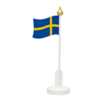 Sverige Bordflag Stor