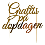 Grattis På Dopdagen Kagetopper