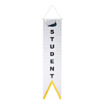 Student Vertikalt Flagbanner