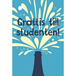 Grattis Till Studenten Kort Blå Lille