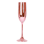 Metallisk Champagneglas Rosaguld