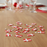 Danmark Flag Konfetti