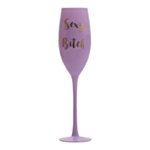 Sexy Bitch Champagneglas Pink