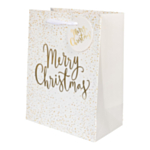 Merry Christmas Gavepose Hvid