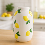 Citron Vase Hvid
