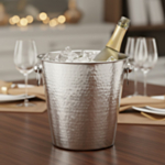 Champagnekøler Hammeret Stål