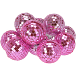 LED Diskokugle Lyskæde Pink