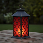 LED Lanterne Sort