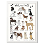 World Of Dogs A4 Plakat