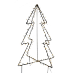 Metal LED Juletræ 120 cm