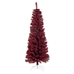 Kunstigt BLING Juletræ Mørkerød 180 x 68 cm Klasse C