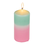 Ombre Bloklys Lyserød/Mint