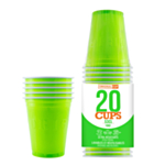 Beer Pong Kopper Neongrøn