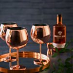 Gin Glas Rosaguld Rustfri Stål