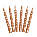Candles With A Twist Rosaguld 1 stk.