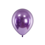 Metalliske Latexballoner Lilla