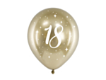 18 Års Balloner Guld
