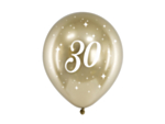 30 Års Balloner Guld