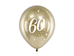 60 Års Balloner Guld