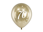 70 Års Balloner Guld
