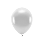 Basic Metalliske Latexballoner Sølv