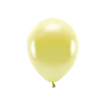 Basic Metalliske Latexballoner Lys Gul