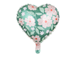 Blomster Hjerte Folieballon