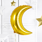 Halvmåne Folieballon Guld
