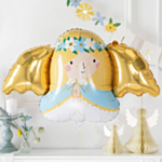 Engel Folieballon Guld