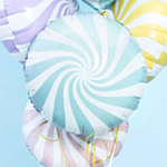 Slik Folieballon Pastel Blå