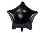 Stjerne Folieballon Sort