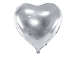 Hjerte Folieballon Sølv